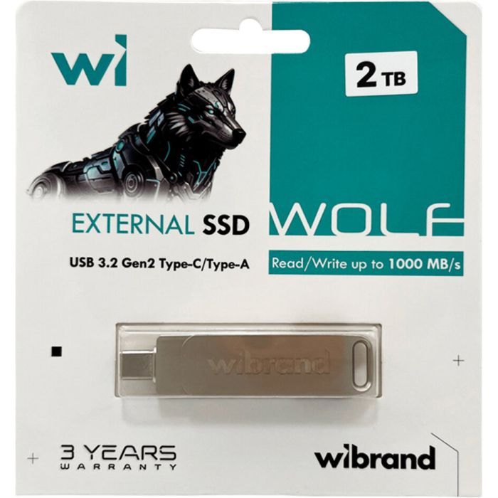Накопитель SSD USB 3.2 2TB Wolf Wibrand (WIEXSSD/WO2TB) изображение 5