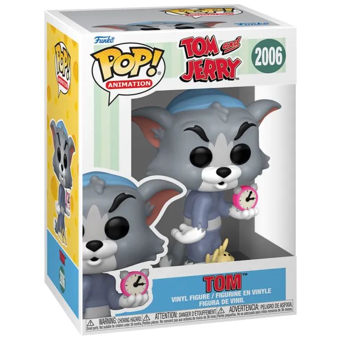 Фигурка Funko Pop серии Том и Джерри S4 - Том с будильником (86282) изображение 2