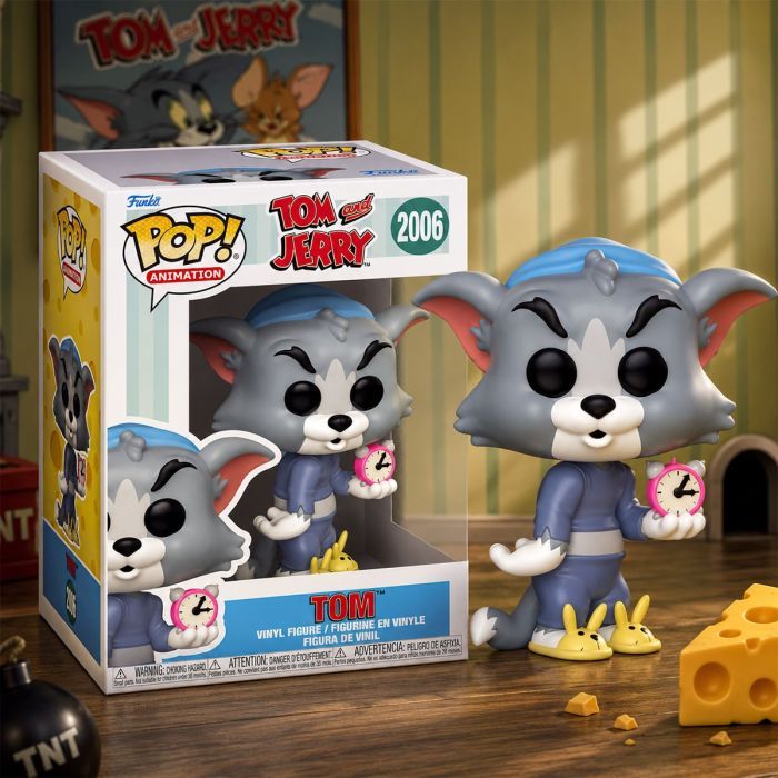 Фигурка Funko Pop серии Том и Джерри S4 - Том с будильником (86282) изображение 3