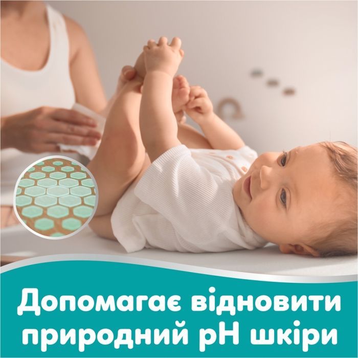 Детские влажные салфетки Pampers 99 Water, 180 шт (8006530116206) изображение 5