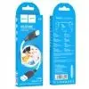 Дата кабель USB 2.0 AM to Lightning 1.0m silicone X90 Cool white HOCO (6931474788412) изображение 3
