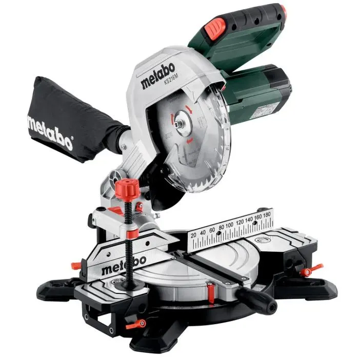 Торцовочная пила Metabo KS 216M, 1100W, диск 216мм (610216000)