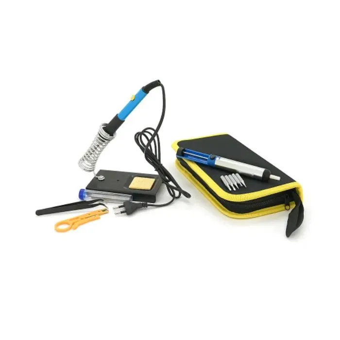 Паяльник электрический Voltronic с набором для пайки HandSki, 14 предметов (20083)