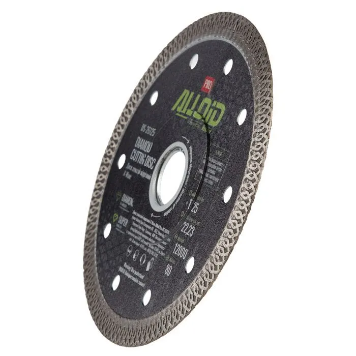 Круг відрізний Alloid Pro, алмазний, X-Wave, 125мм (DS-26125) зображення 3