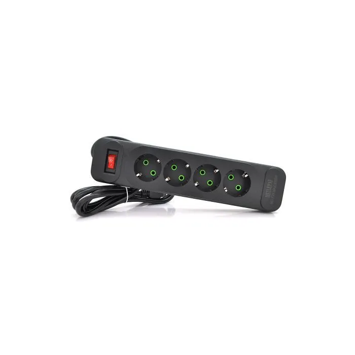 Сетевой фильтр питания Meilepai F24, 4 роз EU Black (F24-Black)