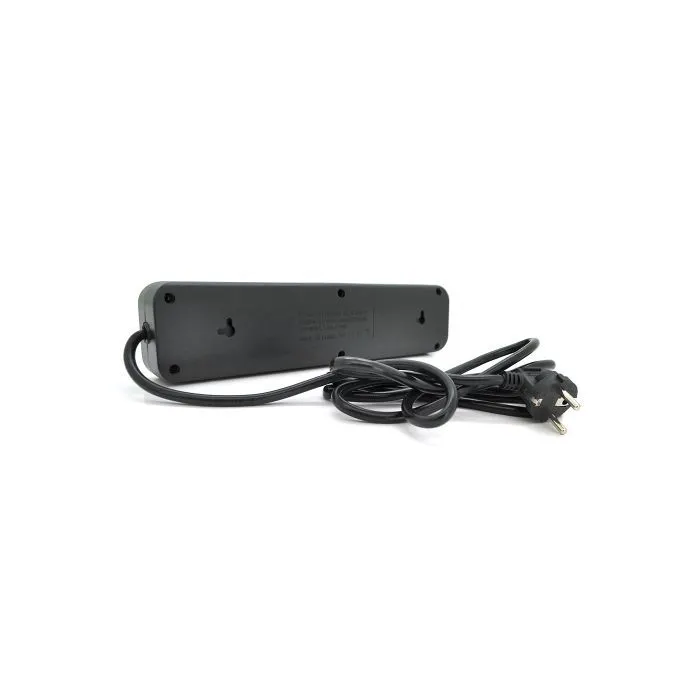 Сетевой фильтр питания Meilepai F24, 4 роз EU Black (F24-Black) изображение 2