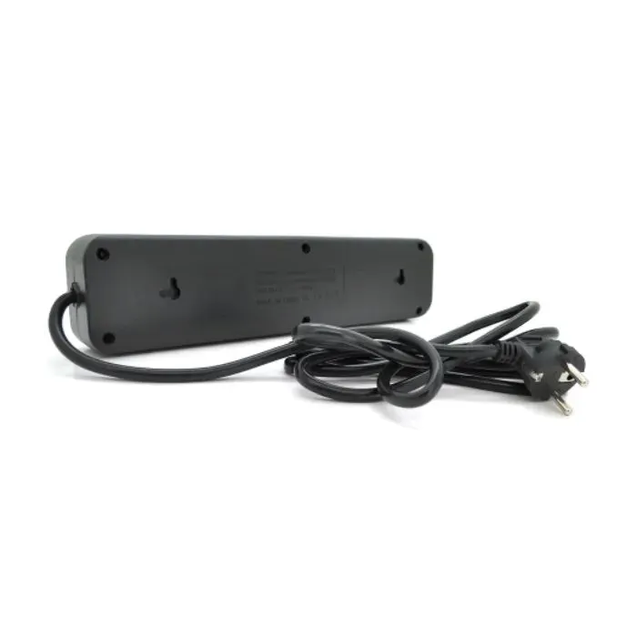 Сетевой фильтр питания Meilepai F24, 4 роз EU Black (F24-Black) изображение 2