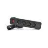 Сетевой фильтр питания Meilepai F24, 4 роз EU Black (F24-Black)