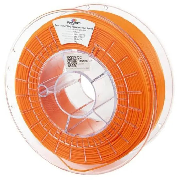 Пластик для 3D-принтера Spectrum PETG Premium HS 1.75mm 1kg Orange, Lion (81542)