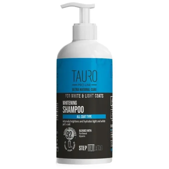 Шампунь для тварин Tauro Pro Line Ultra Natural Care Whitening 1000 мл (TPL63613)