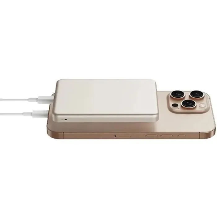 Батарея универсальная Xiaomi 5000mAh Super Slim Magnetic&Wireless 15W Gold (BHR08PLGL) изображение 7