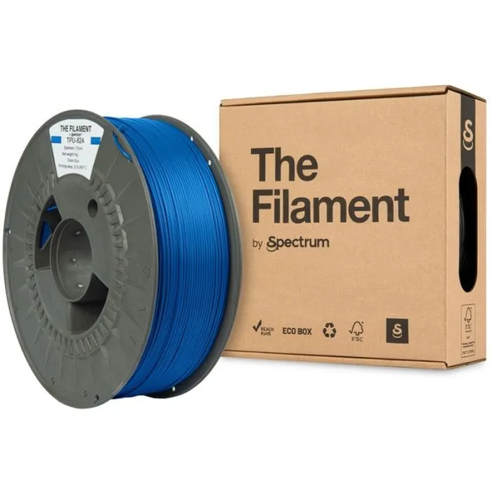 Пластик для 3D-принтера The Filament TPU-82A 1.75mm 1kg BLUE (TF-24125) изображение 3