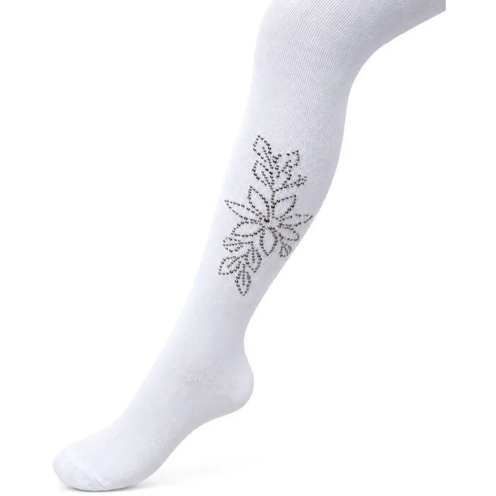 Колготки детские BNM со стразами (M0C0302-1154-11G-white)