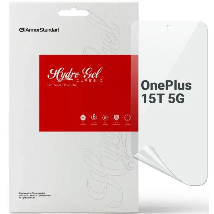 Пленка защитная Armorstandart hydrogel OnePlus 15T 5G (ARM93902)