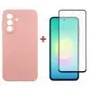 Чохол до мобільного телефона Dengos Cover + Glass Samsung Galaxy A27 Pink (DG-KM-206)