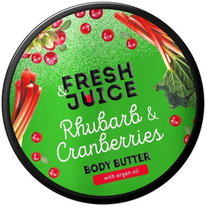 Олія для тіла Fresh Juice Rhubarb & Cranberries Body Butter 200 мл (4823015946110)