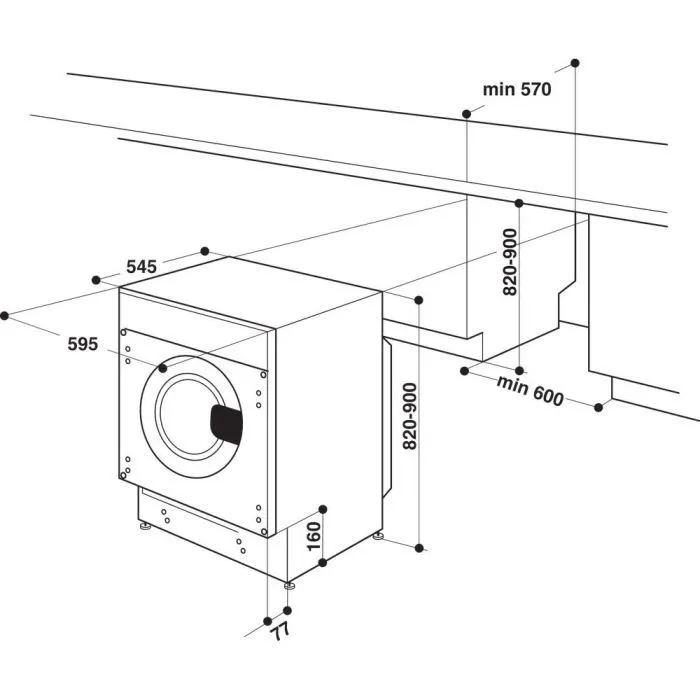 Стиральная машина Whirlpool BIWMWG71483EEUN изображение 4