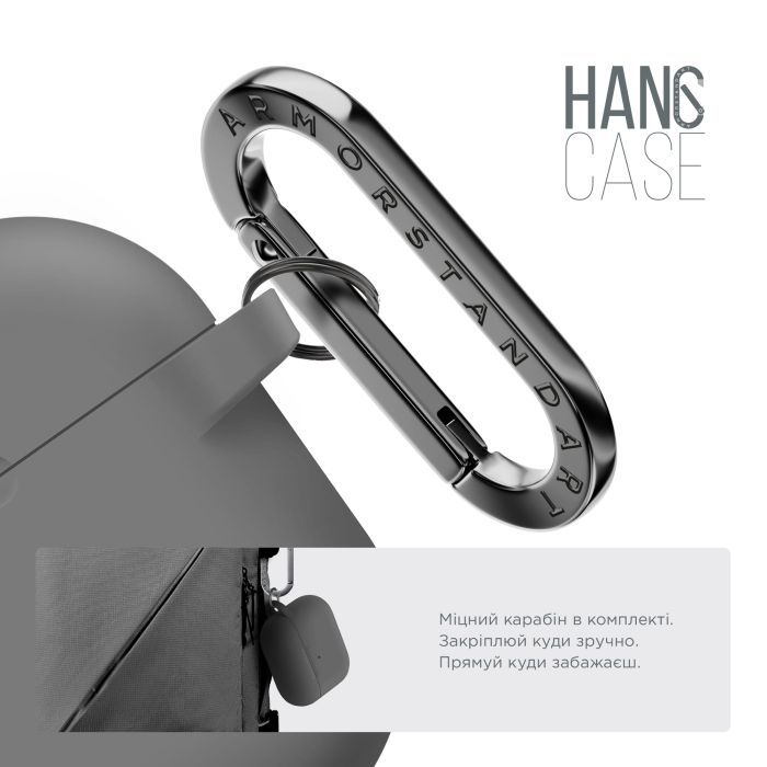 Чехол для наушников Armorstandart Hang Case For Apple AirPods Pro 3 Scarlet (ARM88283) изображение 4