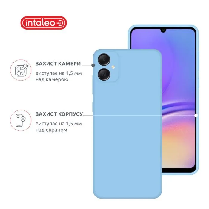 Чохол до мобільного телефона Intaleo SoftShell Samsung Galaxy A06 Light Blue (1283126609480) зображення 3