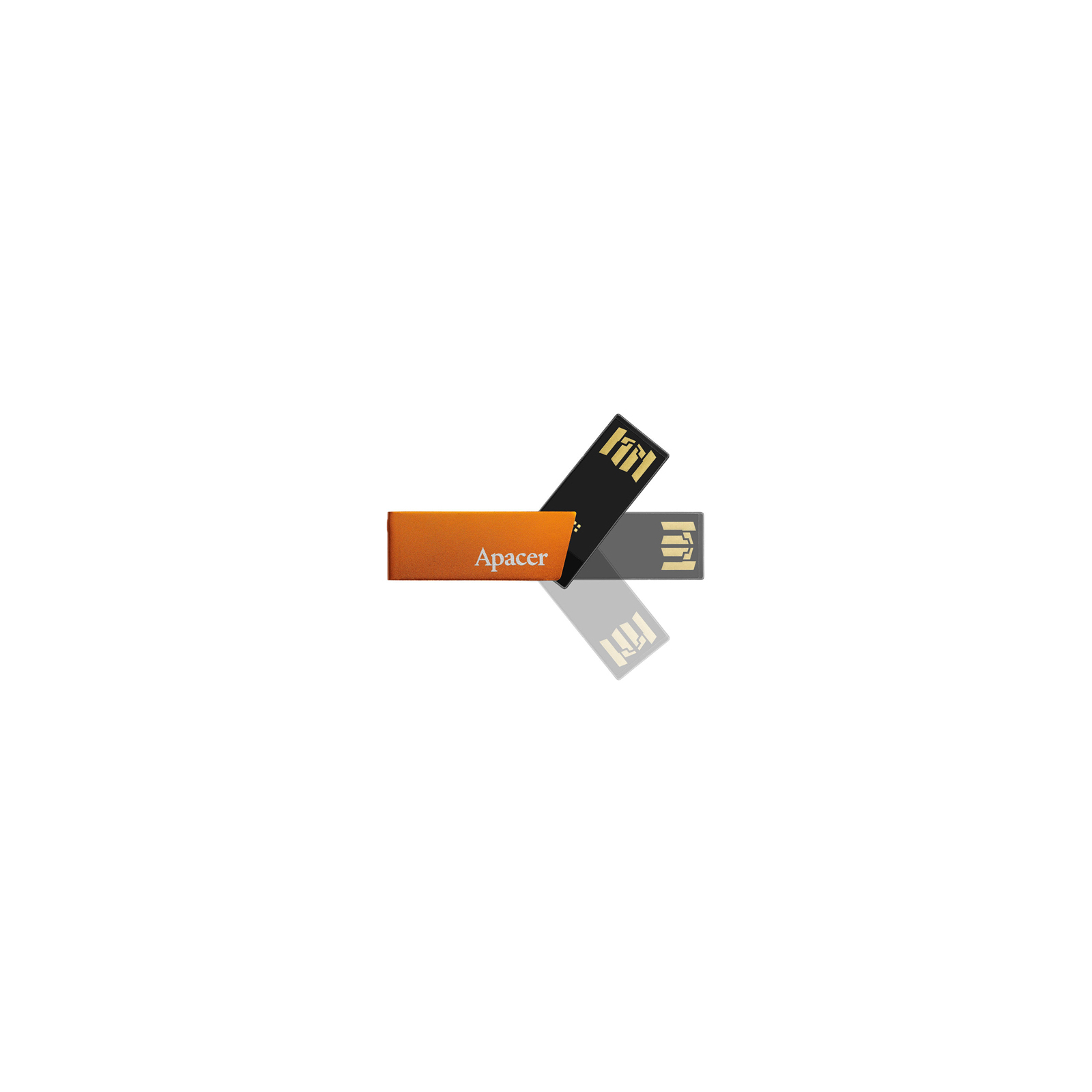 USB флеш накопитель Apacer 8GB AH130 Orange RP USB2.0 (AP8GAH130T-1) изображение 3
