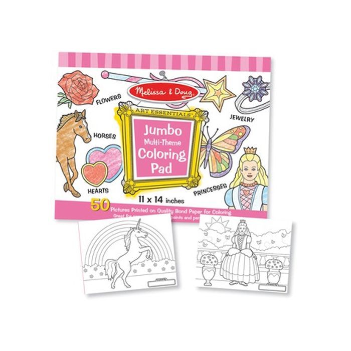 Набір для творчості Melissa&Doug Альбом раскрасок для девочек (MD4225)