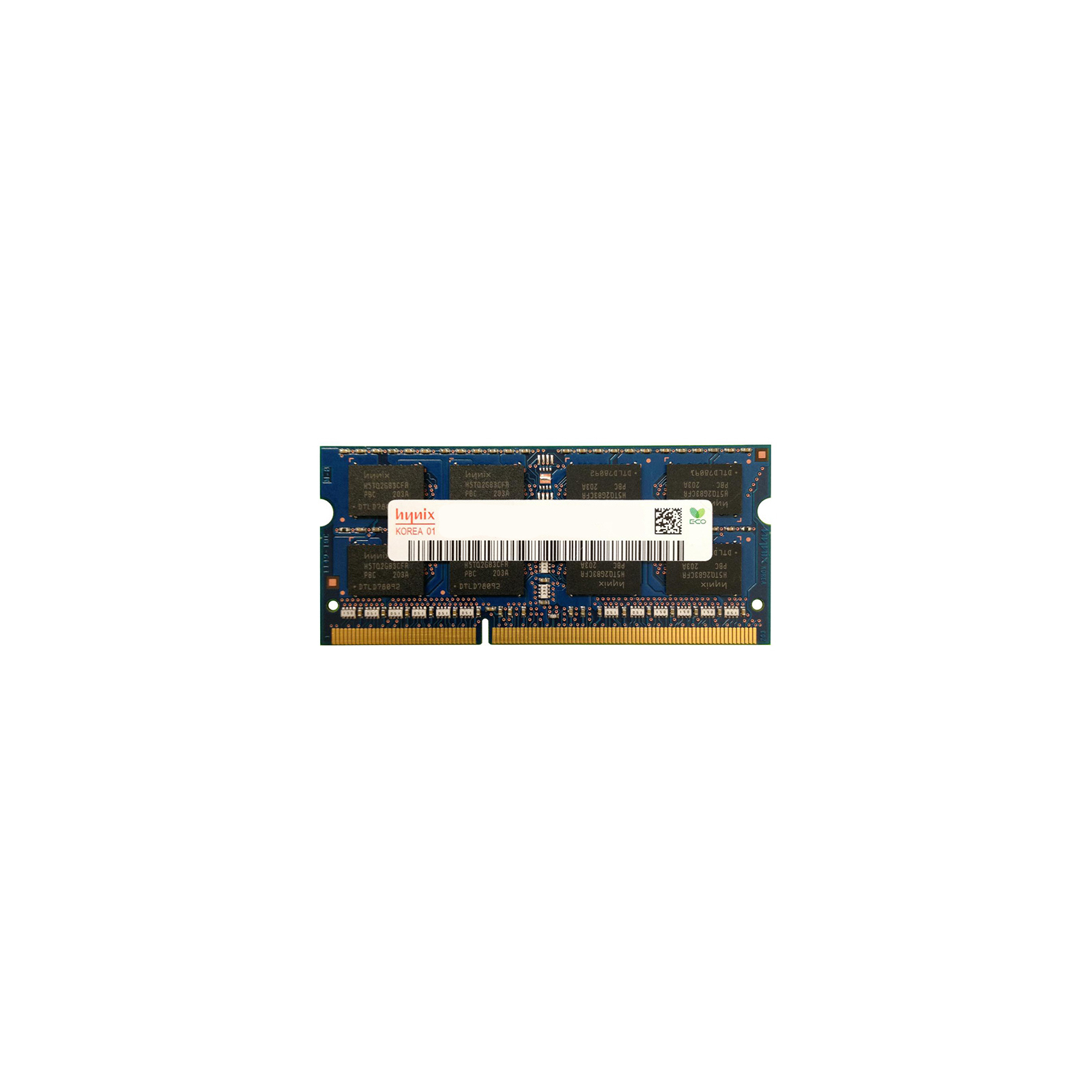Модуль пам'яті для ноутбука SoDIMM DDR3 8GB 1600 MHz Hynix (HMT41GS6BFR8A-PBN0)
