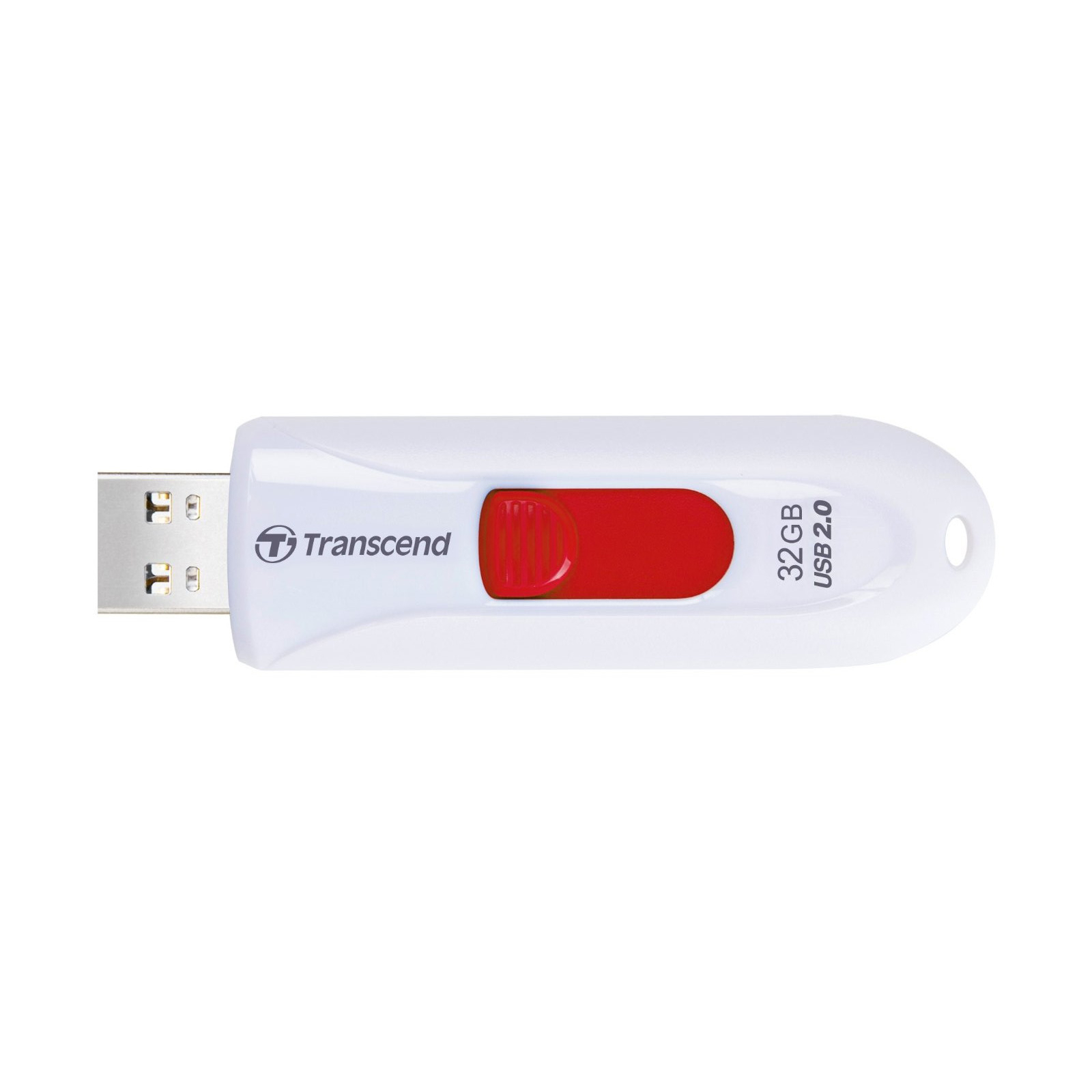 USB флеш накопичувач Transcend 32GB JetFlash 590 White USB 2.0 (TS32GJF590W) зображення 2