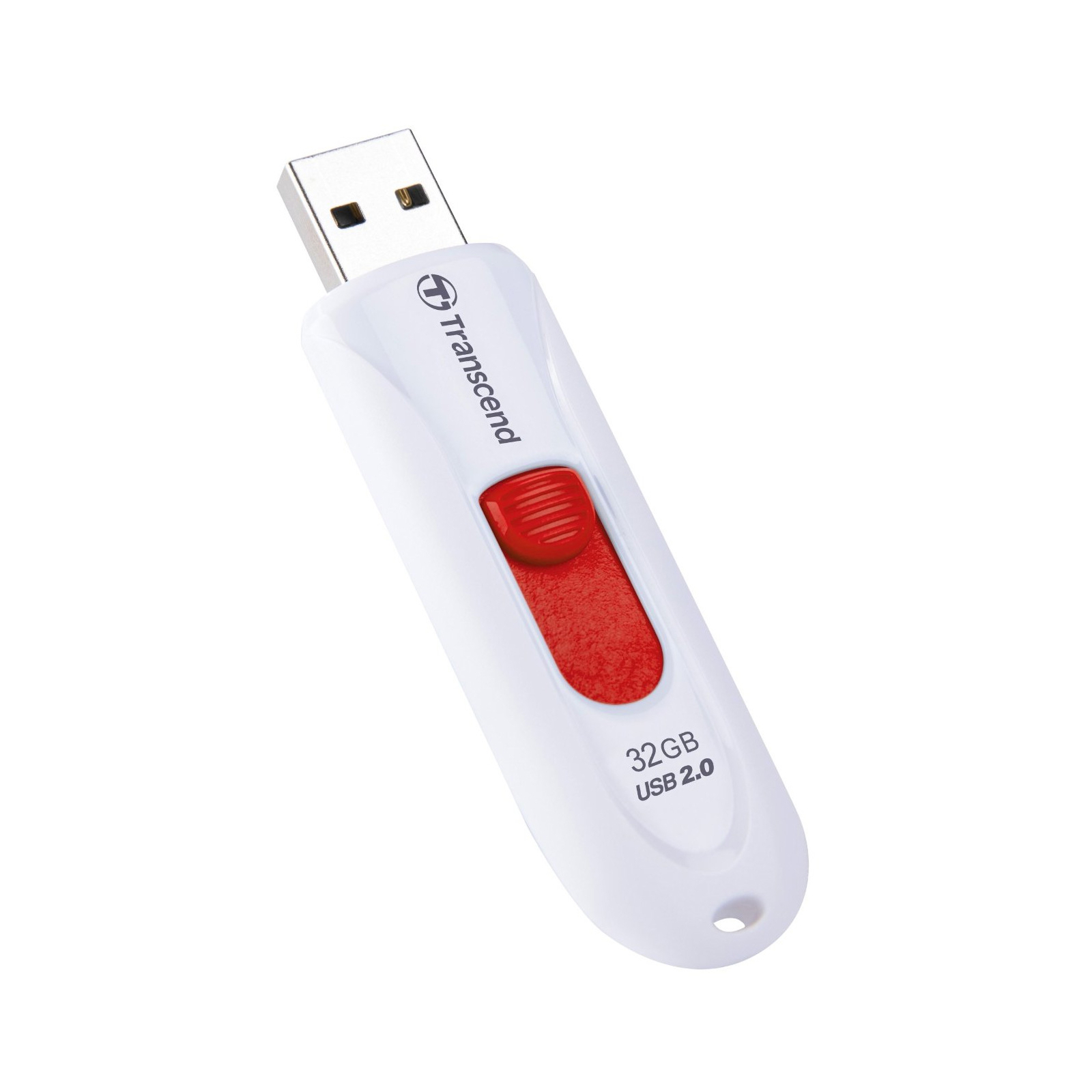 USB флеш накопичувач Transcend 32GB JetFlash 590 White USB 2.0 (TS32GJF590W) зображення 3