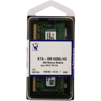 Модуль памяти для ноутбука SoDIMM DDR3 4GB 1600 MHz Kingston (KTA-MB1600L/4G) изображение 3