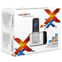 Телефон DECT Texet TX-D7605A Black-Silver (TX-D7605A) изображение 3