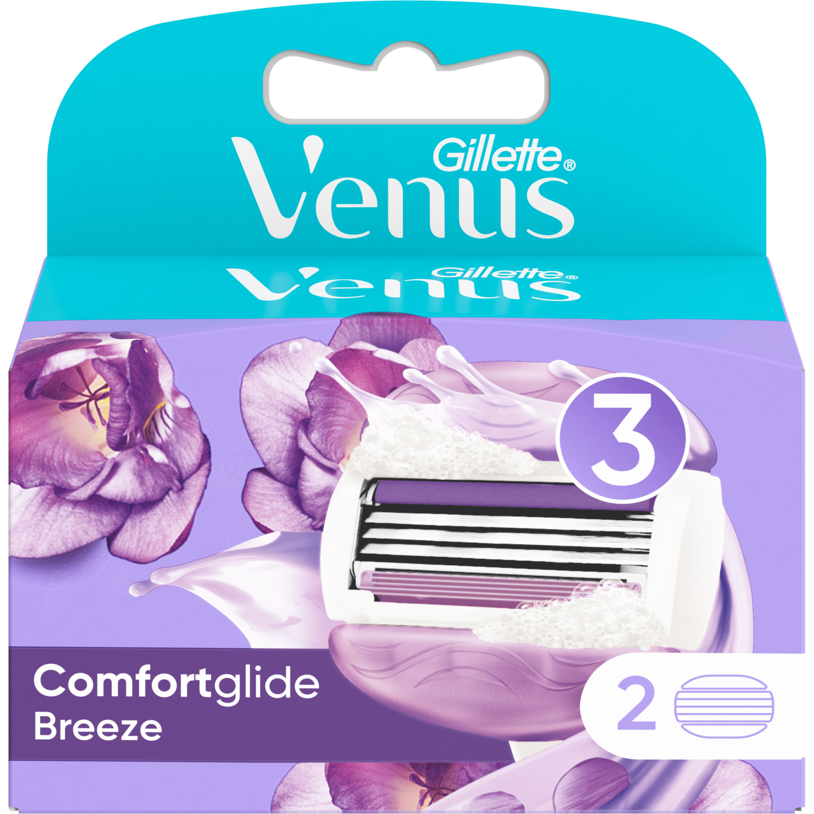 Сменные кассеты Gillette Venus ComfortGlide Breeze 4 шт. (7702018886364)