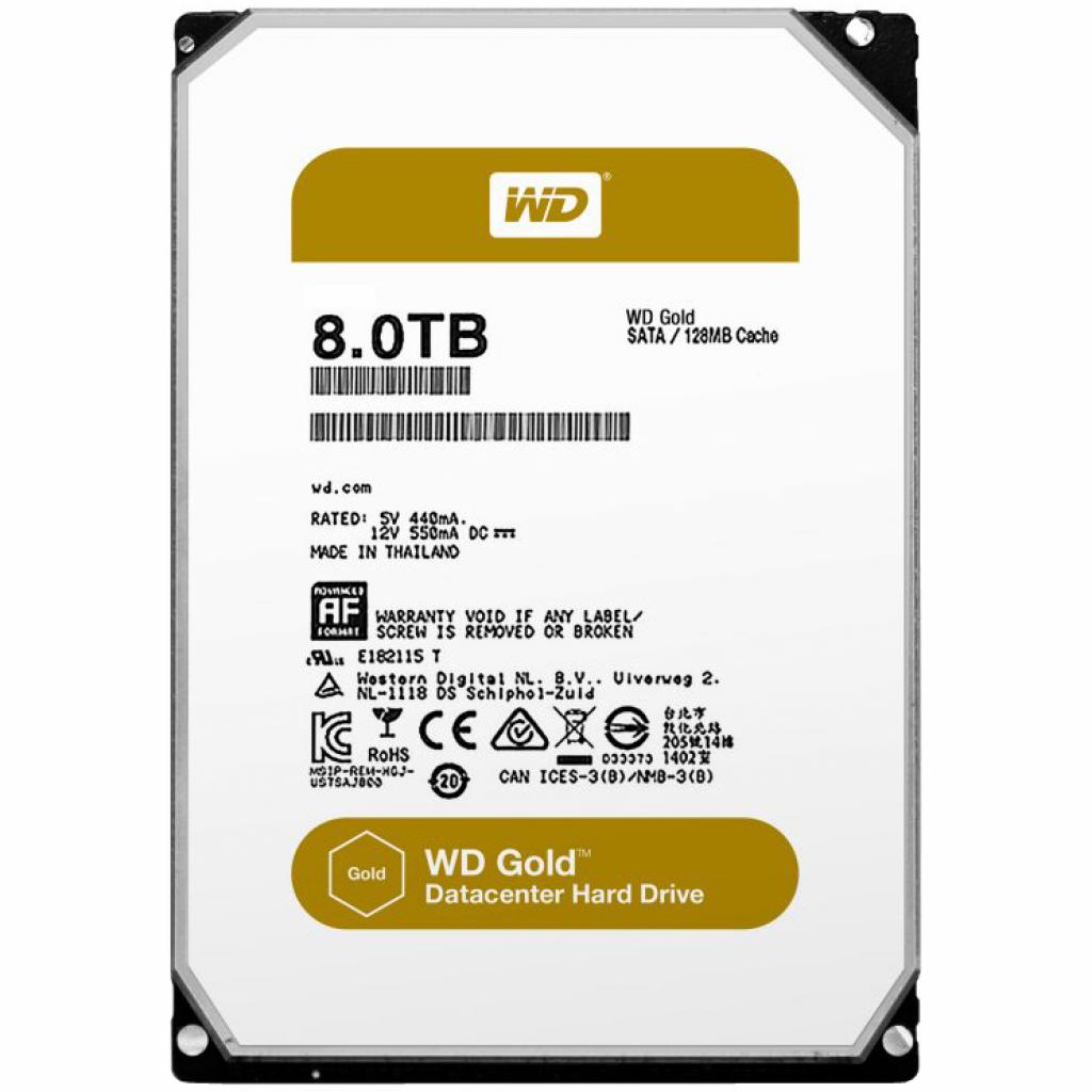 Жесткий диск 3.5" 8TB WD (WD8002FRYZ) изображение 2