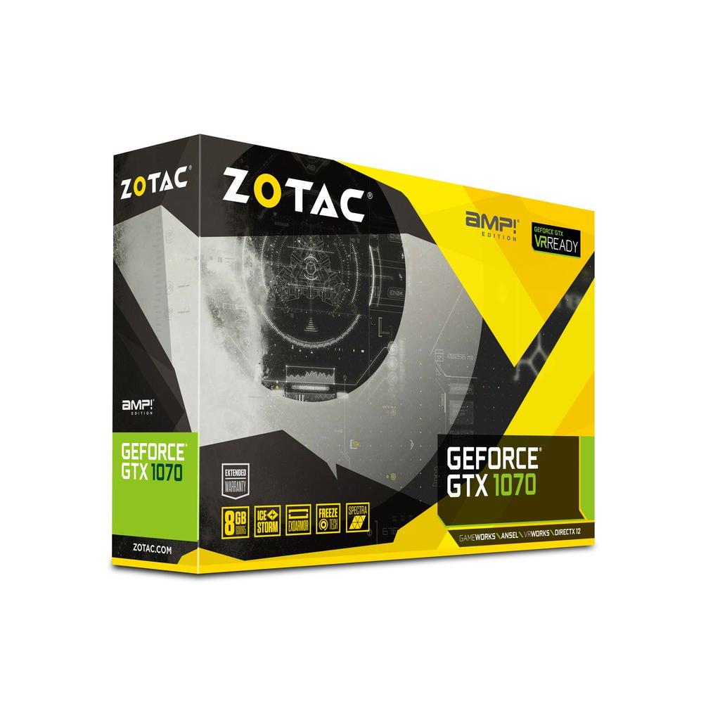 Видеокарта Zotac GeForce GTX1070 8192Mb AMP Edition (ZT-P10700C-10P) изображение 8