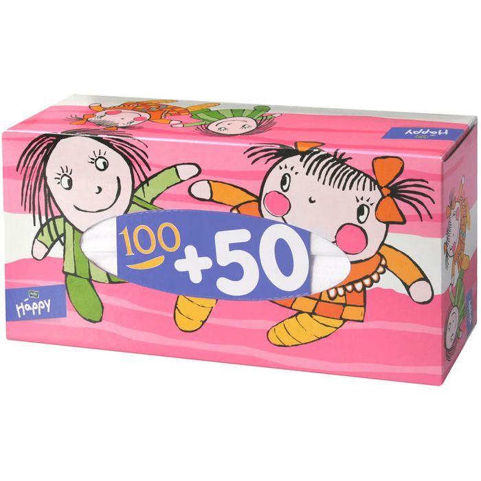 Салфетки косметические Bella Happy 2 слоя 150 шт. (5900516420901)