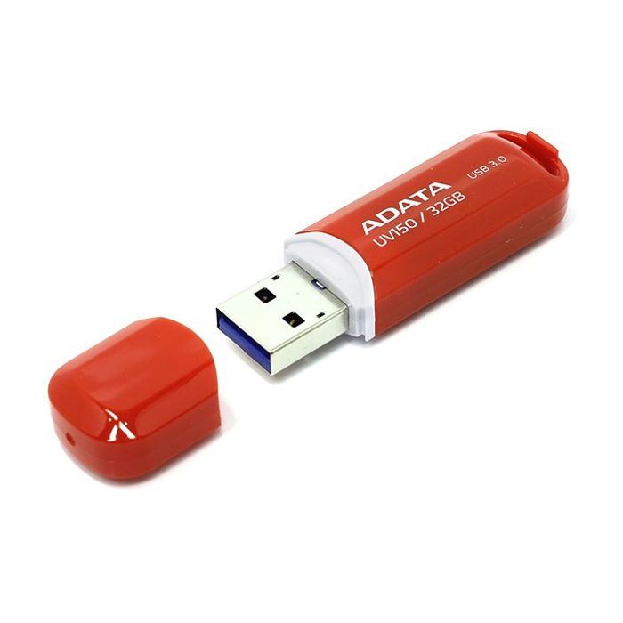 USB флеш накопитель ADATA 32Gb UV150 Black USB 3.0 (AUV150-32G-RBK) изображение 3
