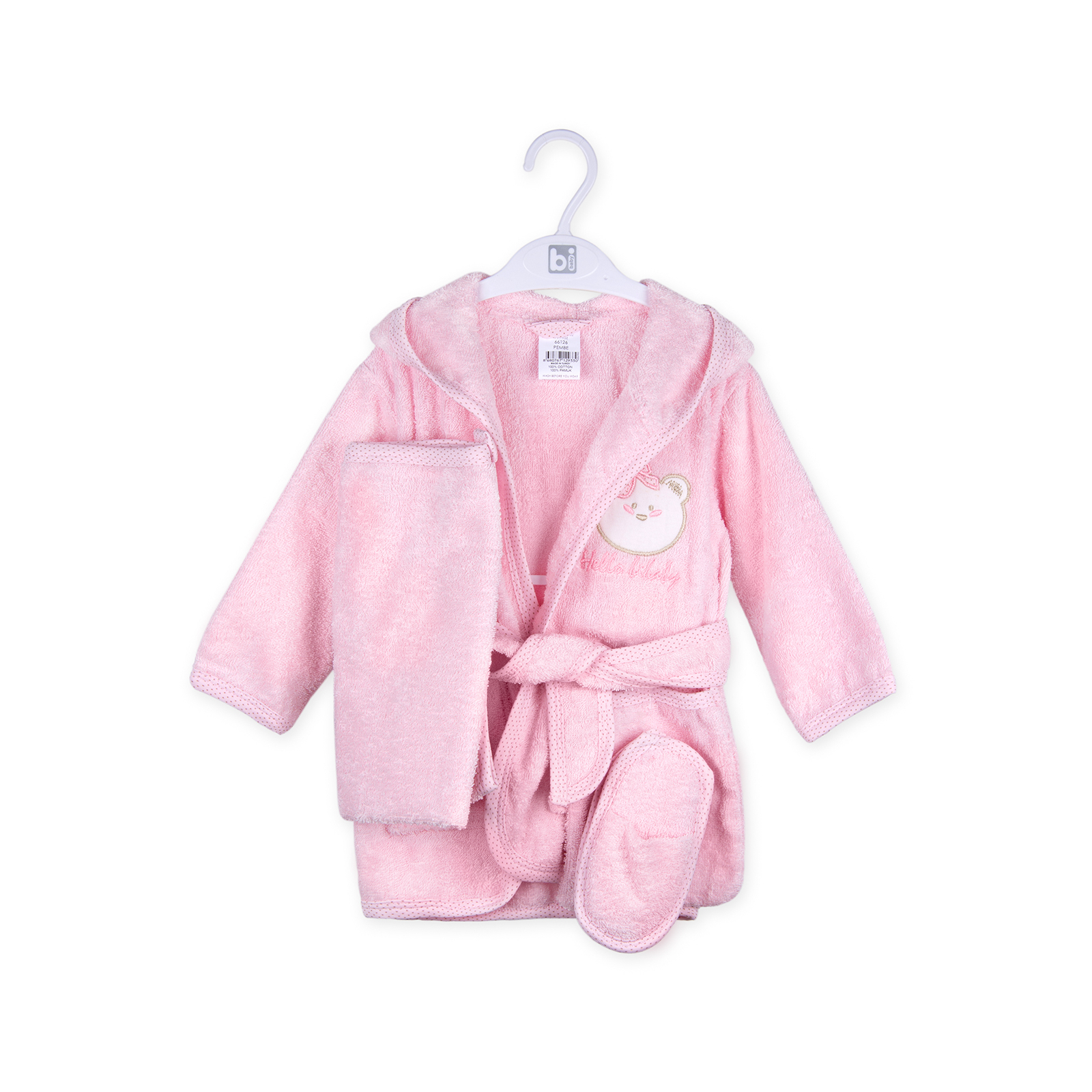 Детский халат Bibaby с аксессуарами (66126-86G-pink)