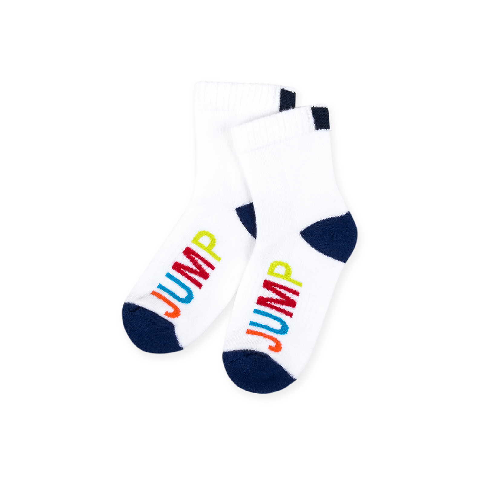 Шкарпетки дитячі Bross "Jump" з синіми вставками (11614-7-9B-blue)
