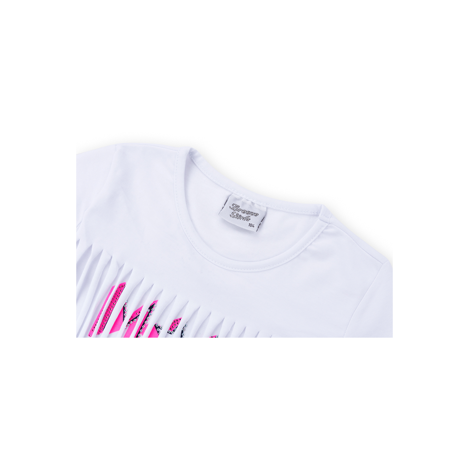 Набор детской одежды Breeze футболка со звездочками с шортами (9036-122G-white) изображение 4