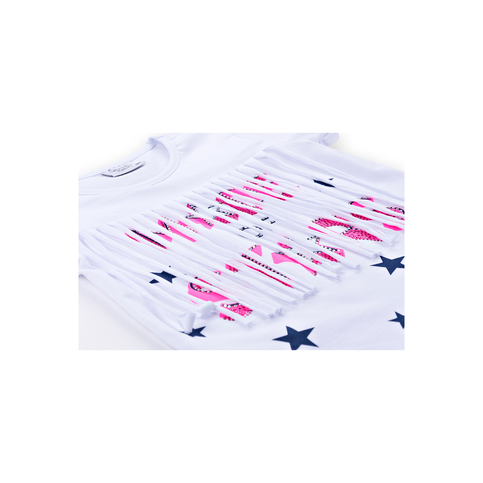 Набор детской одежды Breeze футболка со звездочками с шортами (9036-116G-pink) изображение 6