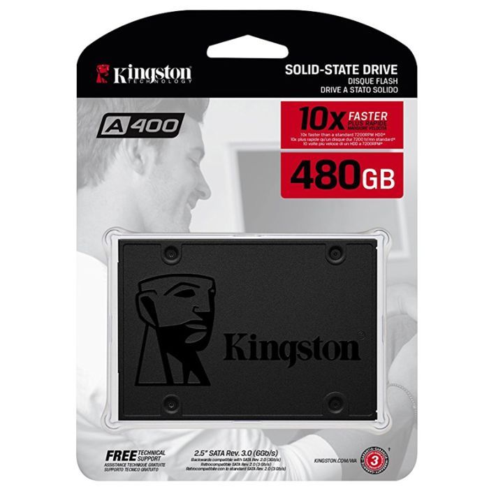 Накопитель SSD 2.5" 240GB Kingston (SA400S37/240G) изображение 5