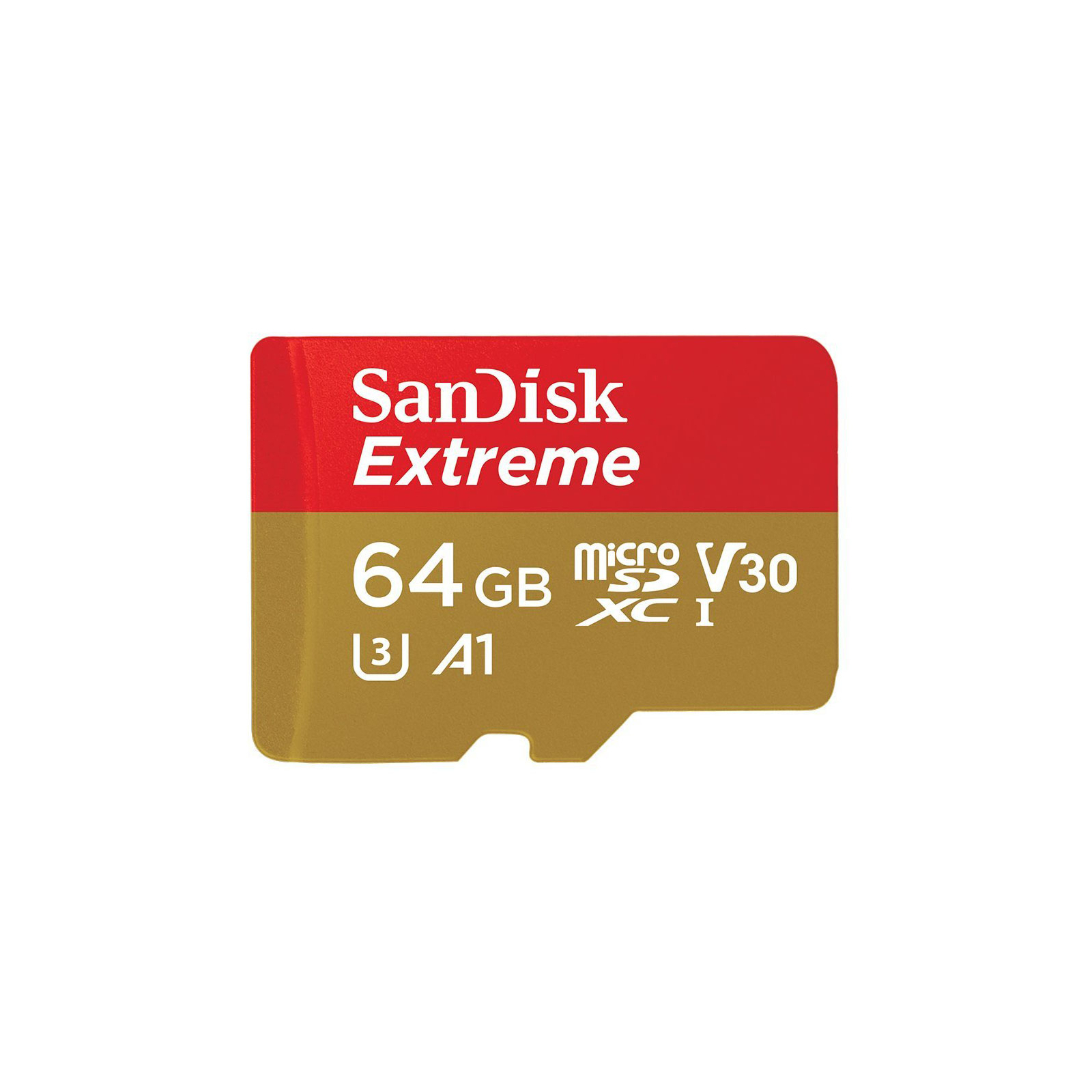 Карта пам'яті SanDisk 64GB microSDXC Class10 UHS-I V30 A1 4K (SDSQXAF-064G-GN6MA) зображення 2
