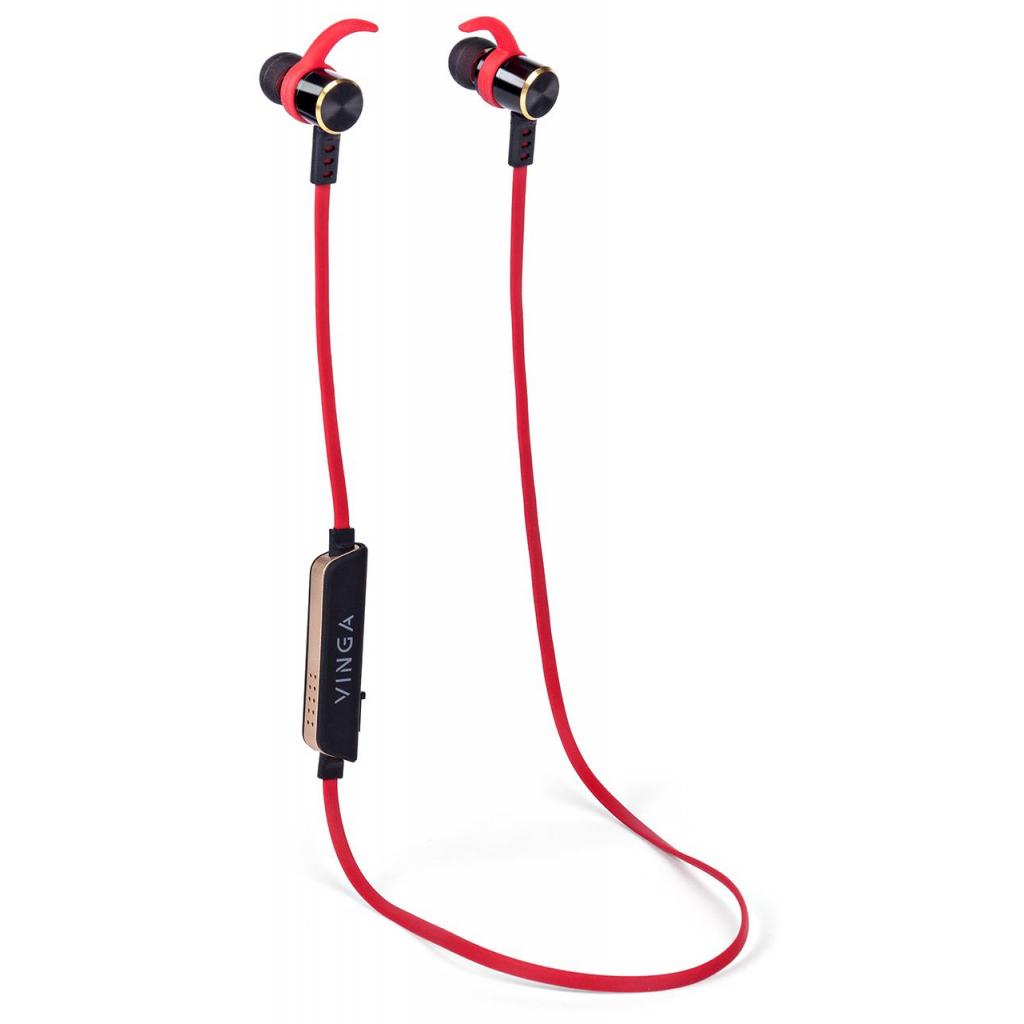 Навушники Vinga EBT050 Bluetooth Red (EBT050RD) зображення 2