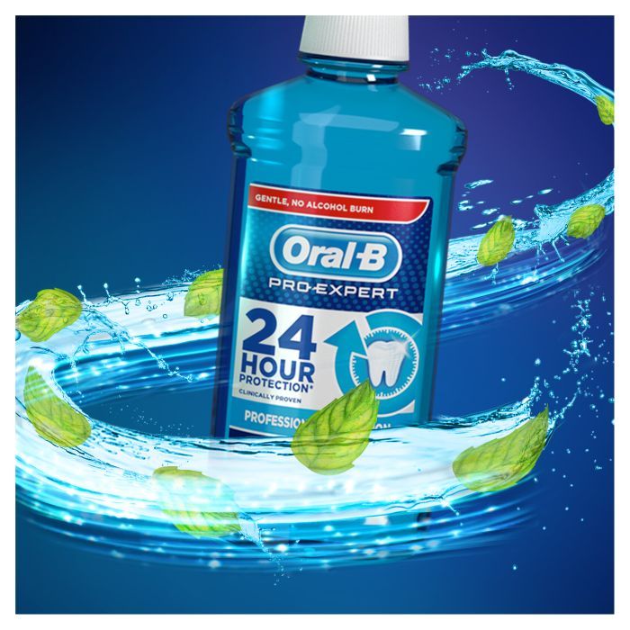 Ополаскиватель для полости рта Oral-B Pro-Expert Professional Protection Свежая Мята 500 мл (4015600572969) изображение 3