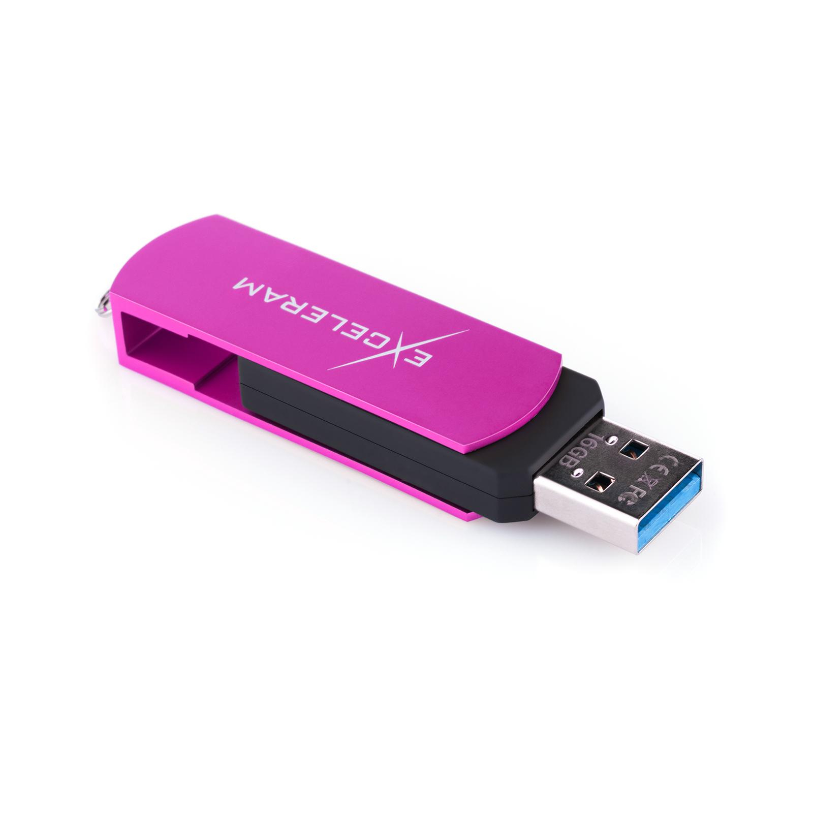 USB флеш накопичувач eXceleram 128GB P2 Series Grape/Black USB 3.1 Gen 1 (EXP2U3GPB128) зображення 5