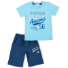 Набір дитячого одягу Breeze "AWESOME" (11061-98B-blue)