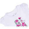 Набор детской одежды Breeze в цветочки (6198-104G-white) изображение 7