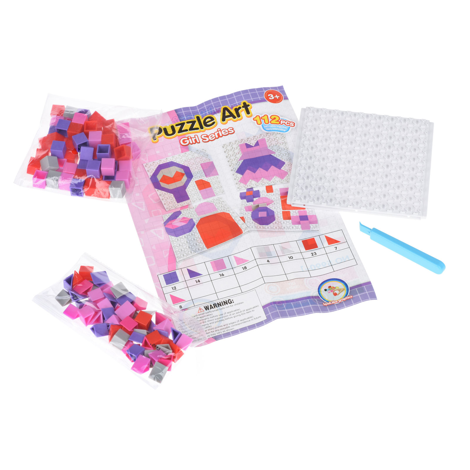 Набор для творчества Same Toy Puzzle Art Girl serias 120эл. (5990-1Ut) изображение 2