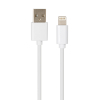 Дата кабель USB 2.0 AM to Lightning PVC 1m white Vinga (VCPDCL1W) зображення 2