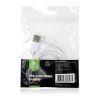 Дата кабель USB 2.0 AM to Lightning PVC 1m white Vinga (VCPDCL1W) изображение 4