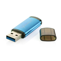 USB флеш накопитель eXceleram 128GB A3 Series Blue USB 3.1 Gen 1 (EXA3U3BL128) изображение 5